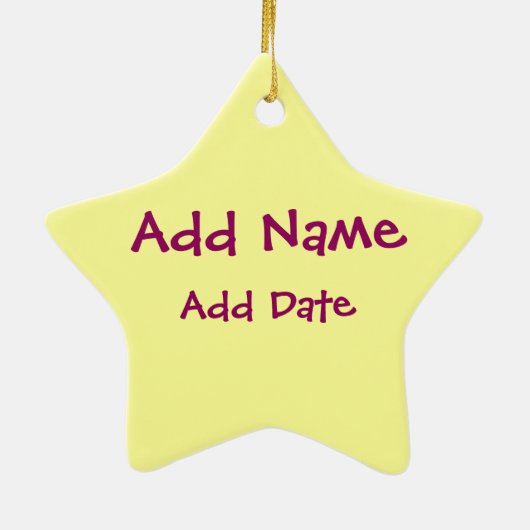 Leichtbikermädchen Keramik Ornament (Hinten)