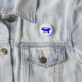 Leichtblauer Gürtel für Kampfkunst Button (Beispiel)