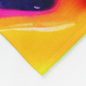 Leichte Abstrakte Flüssigkeitsablagerungen Fleecedecke (Ecke)