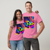 Leichte Abstrakte Flüssigkeitsablagerungen T-Shirt (Unisex)