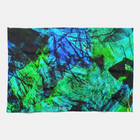 Leichte abstrakte Küchenhandtücher, glatt struktur Geschirrtuch (Horizontal)