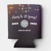 Leichte auf 20 Jahre String Lights Dosenkühler (Rückseite)