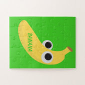 Leichte Banane mit feinen Augen-Puzzle Puzzle (Horizontal)
