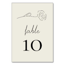 Leichte Beige Minimalistische Blume