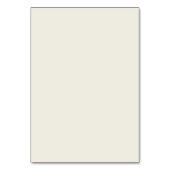 Leichte Beige Minimalistische Blume Tischnummer (Rückseite)