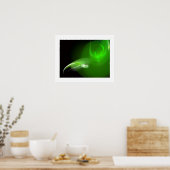 LEICHTE BIRD IN GRÜN POSTER (Küche)