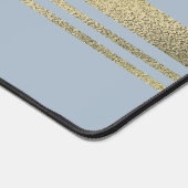 Leichte blaue Caduceus Medical Imitate Goldene Str Schreibtischunterlage (Ecke)