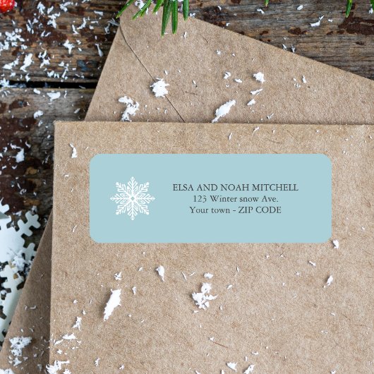 LEICHTE BLAUE EINFACHE SCHNEEFLAKE WINTERFAMILIE-A