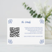 LEICHTE BLUE MEXIKAN TALAVERA ENCLOUSURE CARD (Stehend Vorderseite)