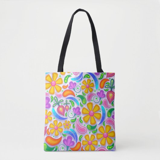 leichte Blumen-Tasche Tasche (Vorderseite)
