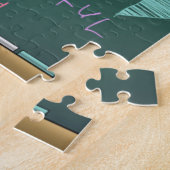 Leichte braune Mädchen und positive Worte Puzzle (Seite)