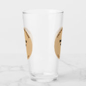 Leichte, braune, runde Form - Handelsmarke, Glascu Glas (Links)