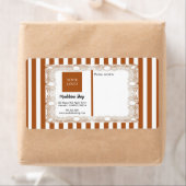 Leichte braune Streifen und kurvenförmige Rahmen u (Insitu)