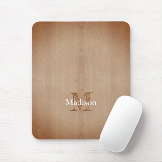 Leichte Braunkohlenkerne, kundenspezifisch Monogra Mousepad (Mit Mouse)