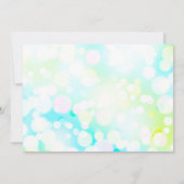 LEICHTE BUBBLES Bat Mitzvah Einladung (Rückseite)