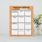 Leichte Büros Scavenger Jagd Spielbrett Briefkopf (Stehend Vorderseite)