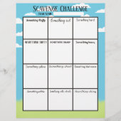 Leichte Büros Scavenger Jagd Spielbrett Briefkopf (Vorderseite)