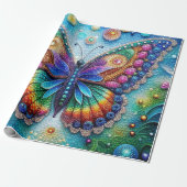 Leichte Butterfly 5D Diamond Painting Kit DIY Art Geschenkpapier (Ungerollt)