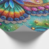 Leichte Butterfly 5D Diamond Painting Kit DIY Art Geschenkpapier (Ecke)