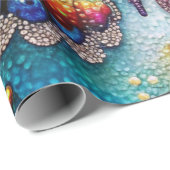 Leichte Butterfly 5D Diamond Painting Kit DIY Art Geschenkpapier (Rolleneckpunkt)