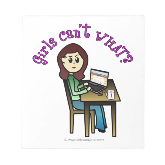 Leichte Computermaus Notizblock (Vorderseite)