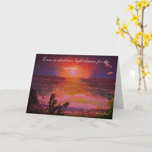 LEICHTE DAWNS-Karte Karte (Gelbe Blume)