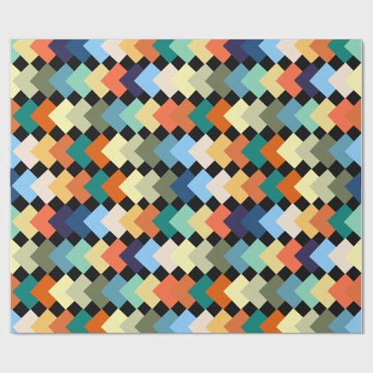 Leichte Diamanten Geschenkpapier (Flach)