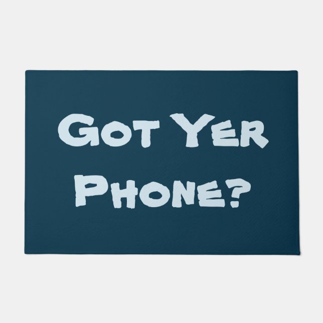 Leichte Erinnerung Phrase originellen Spaß Fußmatte (Vorderseite)