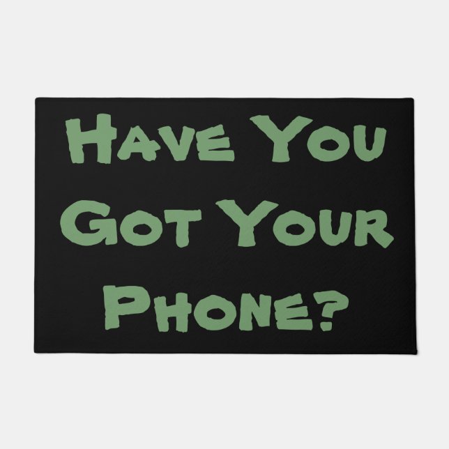 Leichte Erinnerung Phrase originellen Spaß Fußmatte (Vorderseite)