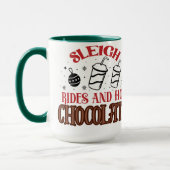 Leichte Fahrten und heiße Schokolade Tasse (Links)