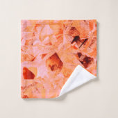 Leichte Farbstruktur, die wie eine Kopie der Blätt Badhandtuch Set (Waschlappen)