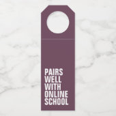 Leichte Fernunterricht Flaschenanhänger (Vorderseite)