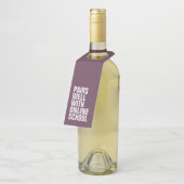 Leichte Fernunterricht Flaschenanhänger (Angewinkelt)