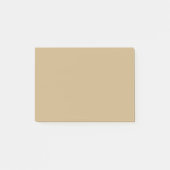 Leichte französische Farbe in Beige Post-it Klebezettel (Vorderseite)