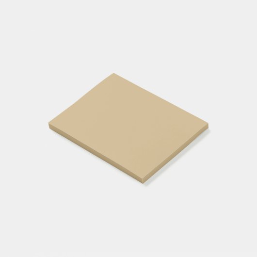Leichte französische Farbe in Beige Post-it Klebezettel (angewinkelt)