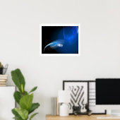 LEICHTE GEBURT IN BLAU POSTER (Heimbüro)