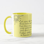 Leichte glänzende Tasse (Links)