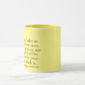 Leichte glänzende Tasse (Zentrum)