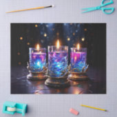 Leichte Glaskerzenpapier für den Feiertag Seidenpapier (Basteln)