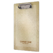 Leichte goldfarbene, schimmernde Glasstruktur Klemmbrett (Links)