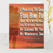 Leichte Gott macht mich zu einem besseren Mann Karte (Gelbe Blume)