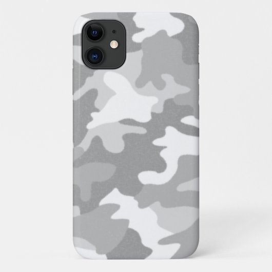 Leichte graue Camouflage Case-Mate iPhone Hülle (Rückseite)