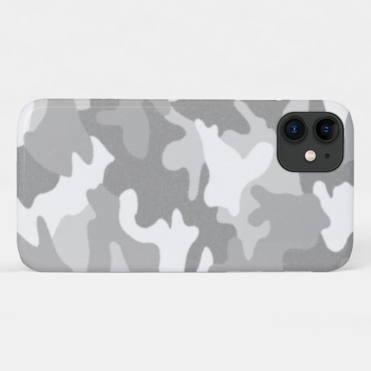 Leichte graue Camouflage Case-Mate iPhone Hülle (Rückseite (Horizontal))