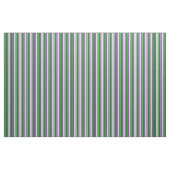 Leichte graue, grüne und dunkle violette Linien Stoff (Yard (91,4 cm))