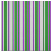 Leichte graue, grüne und dunkle violette Linien Stoff (Muster)