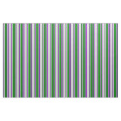 Leichte graue, grüne und dunkle violette Linien Stoff (Fat Quarter (45,7 x 55,9 cm))