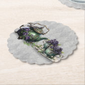 Leichte graue Hexen Tea Verzauberter Untersetzer (angewinkelt)