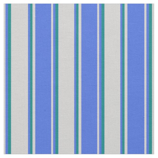 Leichte graue, königliche blaue und Aquamarin farb Stoff (Nahaufnahme)