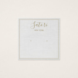 Leichte graue Leinensignatur