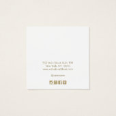 Leichte graue Leinensignatur (Rückseite)